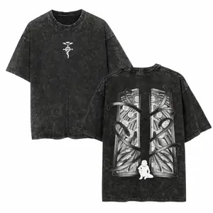 Fullmettall Alchemistt Anime Wash Tee, Rettrro Heavvy Limitted Gatekepperr Apparel, High Quality Acid Wash Shirt, Classic Fan Gift | GN270226.C00030.ID03