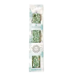 Amazonite Elements Crystal Wooden Incense Burner
