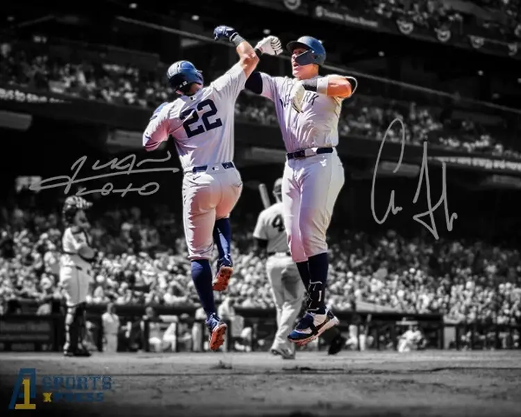 Juan Soto Aaron Judge New York Yankees Signed Photo Autograph Poster Print Unframed