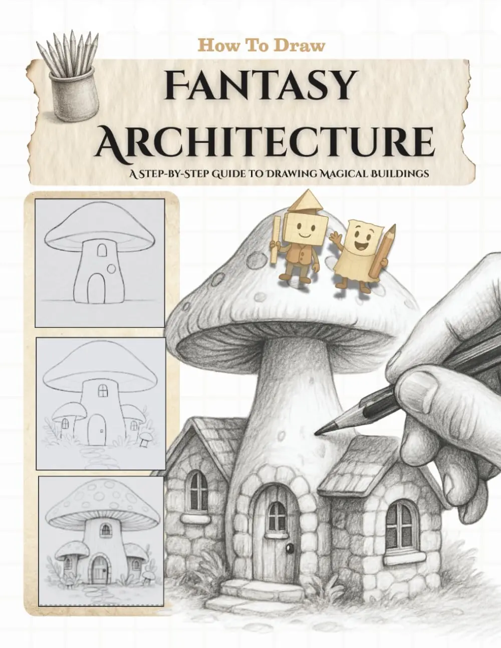How To Draw Fantasy Architecture. A Step-by-Step Guide to Drawing Magical Buildings: Create Castles, Cottages, and Charming Curiosities with Ease