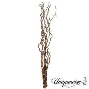 Uniquewise QI004415.M.BN.60 60' Natural Decorative Dry Branches Authentic mulberry Sticks for Home Decoration and Wedding Craft