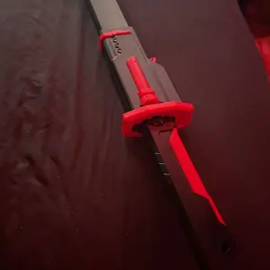 In Stock Spark Edition DKD 31.5" Cyberpunk SparkBlade Lightsaber Toy with Sound & Fog, Eight-Color Streaming Light Effect, Type-C Rechargeable for Rave, Cosplay & Display Perfect Easter Gift