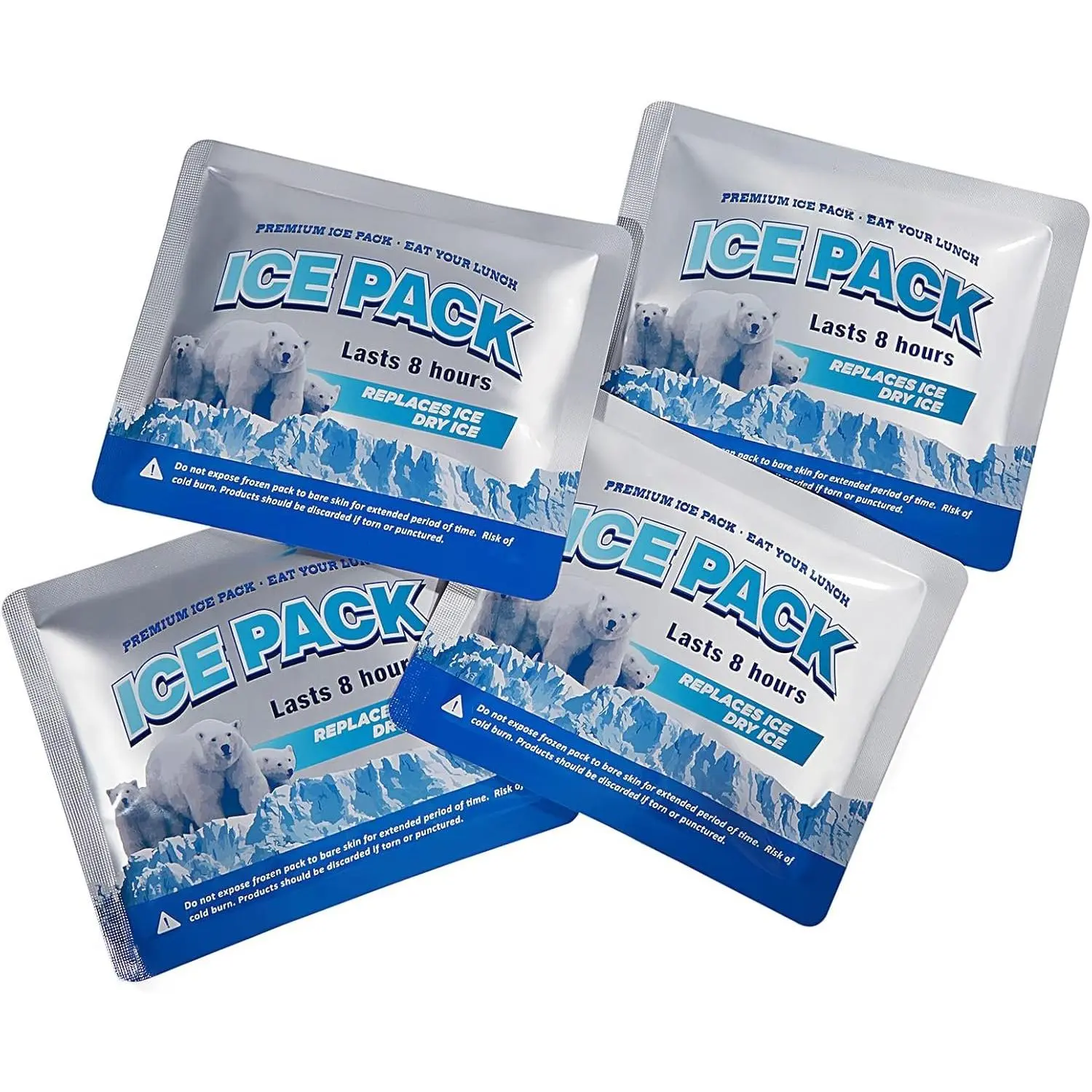 Cooler Ice Packs  Ice Packs for Coolers Long Lasting Freezer Packs for Cooler Bag, Lunch Bags, Cooler Backpacks