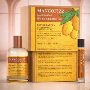 Stallion 53 Mangofizz Eau de Parfum 100ml & 20ml Natural Spray with Pink Pepper Lemon & Mango Notes