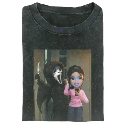 GHOSTFACE T-SHIRT, Graphic T-shirt, Y2K 90s Graphic Shirt, gift for her, him, Womenswear Top, Halloween Shirt