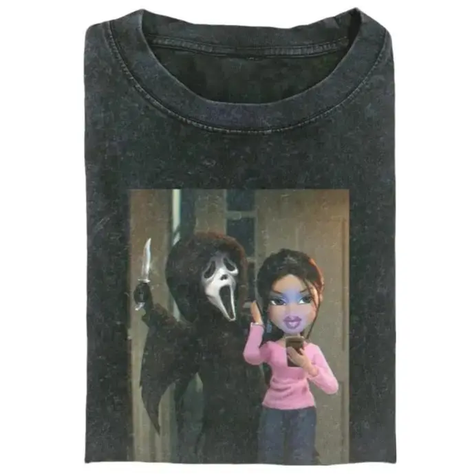 GHOSTFACE T-SHIRT, Graphic T-shirt, Y2K 90s Graphic Shirt, gift for her, him, Womenswear Top, Halloween Shirt