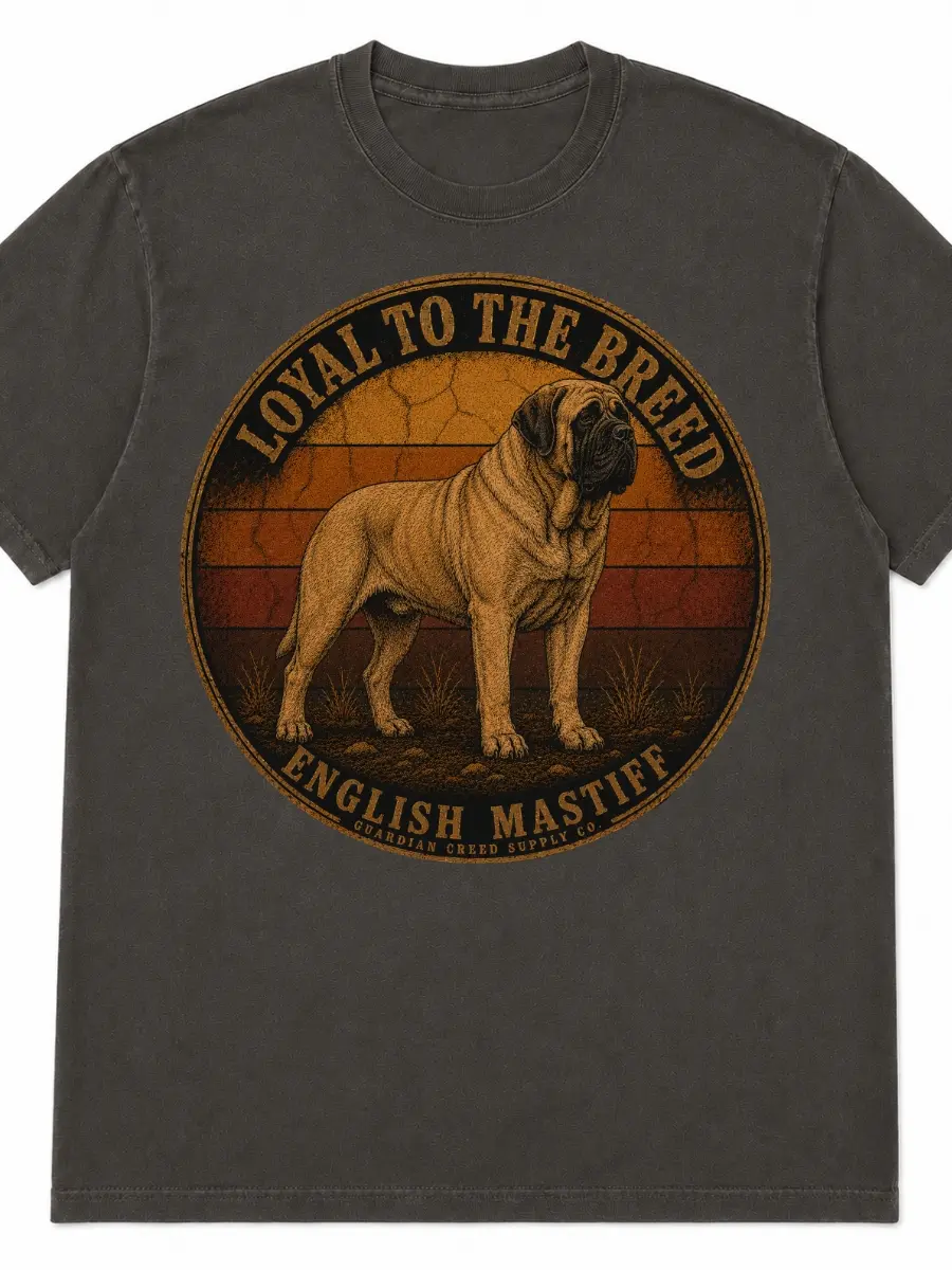 English Mastiff Shirt | Loyal to the Breed Vintage Tee | Mastiff Gift Comfort Colors Cotton Unisex
