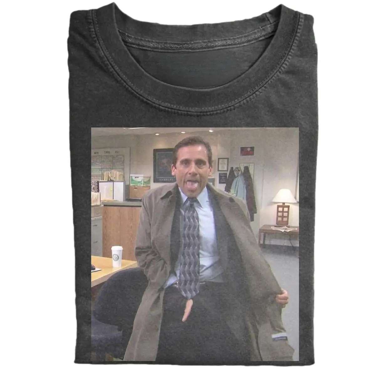 Comfort Colors Vintage Michael Scott Prinson Mike T-Shirt – The Office Funny Sitcom Graphic Tee, Iconic TV Show Scene Shirt, Retro Meme Fan Gift