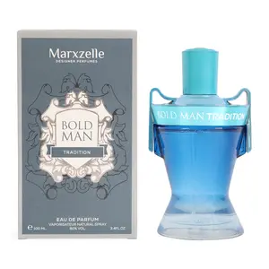 Marxzelle Designer Perfume Bold Man Tradition Fragrance for Men Eau de Parfum 100ml