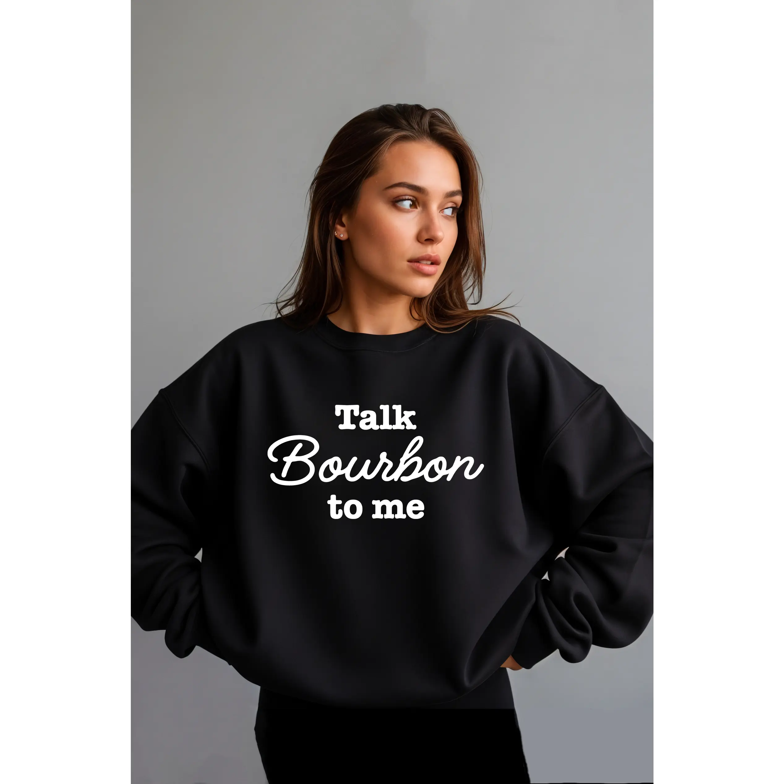 Talk Bourbon to Me Crewneck Sweatshirt