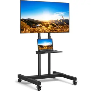 Rfiver Mobile TV Cart for 32-80 Inch Screens up to 110 lbs