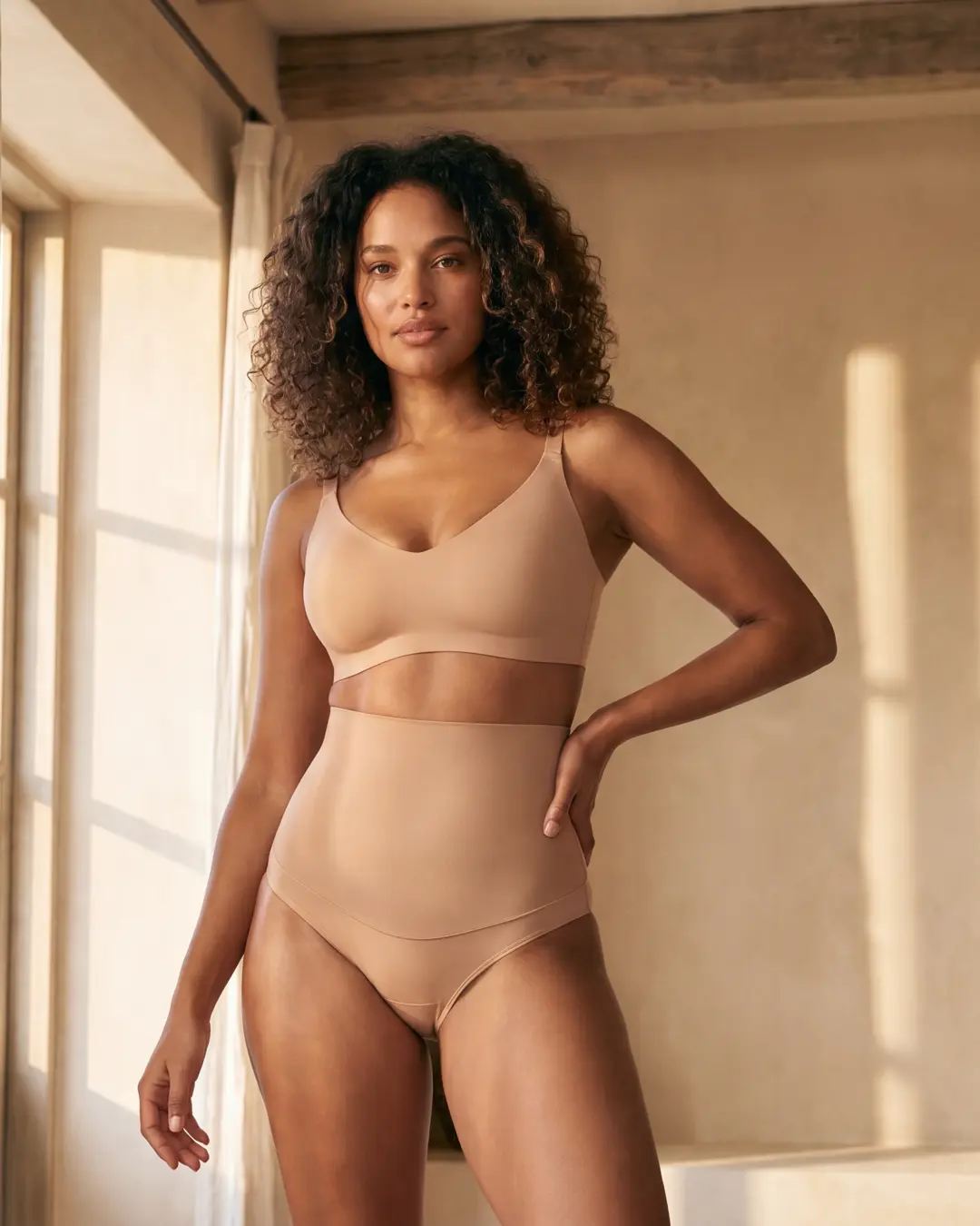 No-Show Tummy-Control Thong