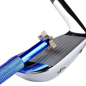 groove sharpener, father's day gift, golf club groove sharpener with 6 corner cleaning head, re-grooving tool and cleaner for all irons, pitching sand lob and approach wedges and utility clubs, valentine's day gift