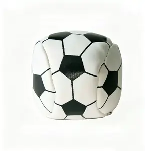 2PCS 7cm (2.76 inch) PU Hacky Sacks | Soccer Style Foot Bags, Soft Elastic Filling No Hurt When Hit, Perfect for Beginners