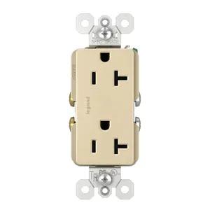 Legrand TR26352RI radiant Spec Grade 20A Tamper-Resistant Receptacle - Ivory