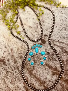 True Turq Naja Trinity Squash Necklace