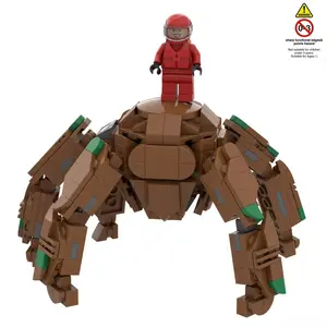 308pcs Rocky Astronaut Building Set, Sci-Fi Alien Figure, Compatible with Mainstream Brands, Ideal for Collectors, Holiday Gift, Collectible Model