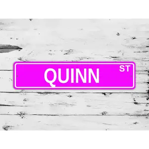 Quinn Street Sign Personalized Custom Name Gift