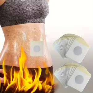 50-Piece Waist & Abdominal Patch Set, No Battery Needed, Easy Home Use, Adhesive Patches, Comfortable Fashion Design, Suitable for All, Daily