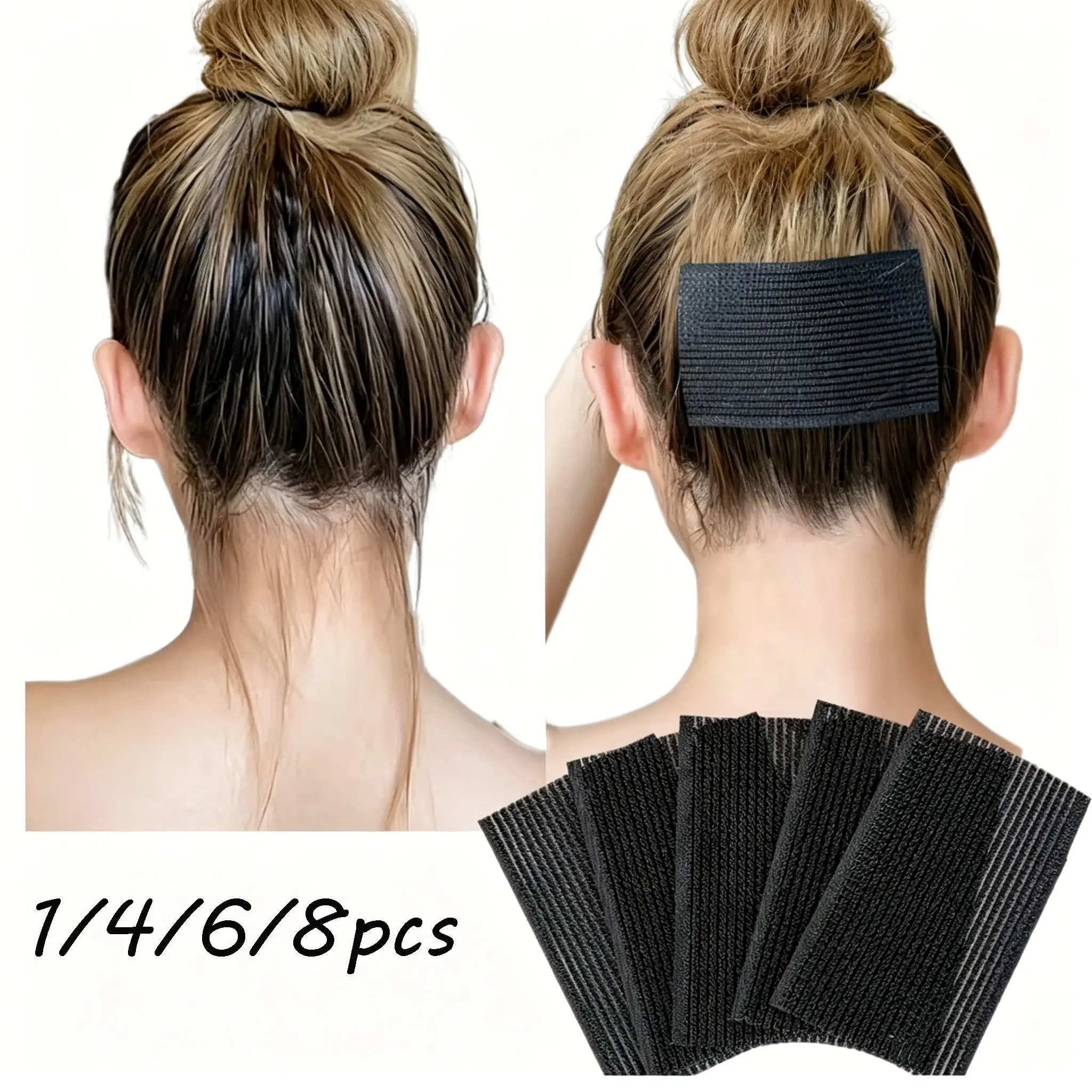 DIY Fashion Heightening Puff Bangs Hair Pad, Punta Clip Beehive Hairpin, Hair Volume Increase, Fluffy Hair Pad, Styling Insert Tool