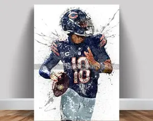 Caleb Williams Poster, Chicago Bears, Poster Print Unframed, Wall Art Print, Kids Decor, Man Cave Gift, Sports Art