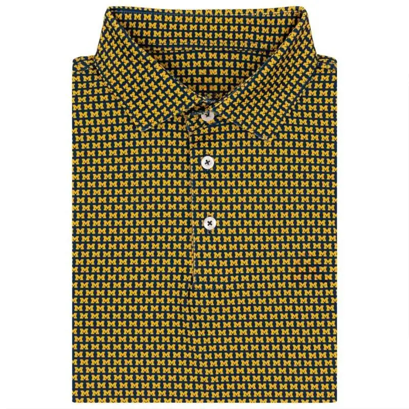 Men's Short Sleeve Collegiate Polo