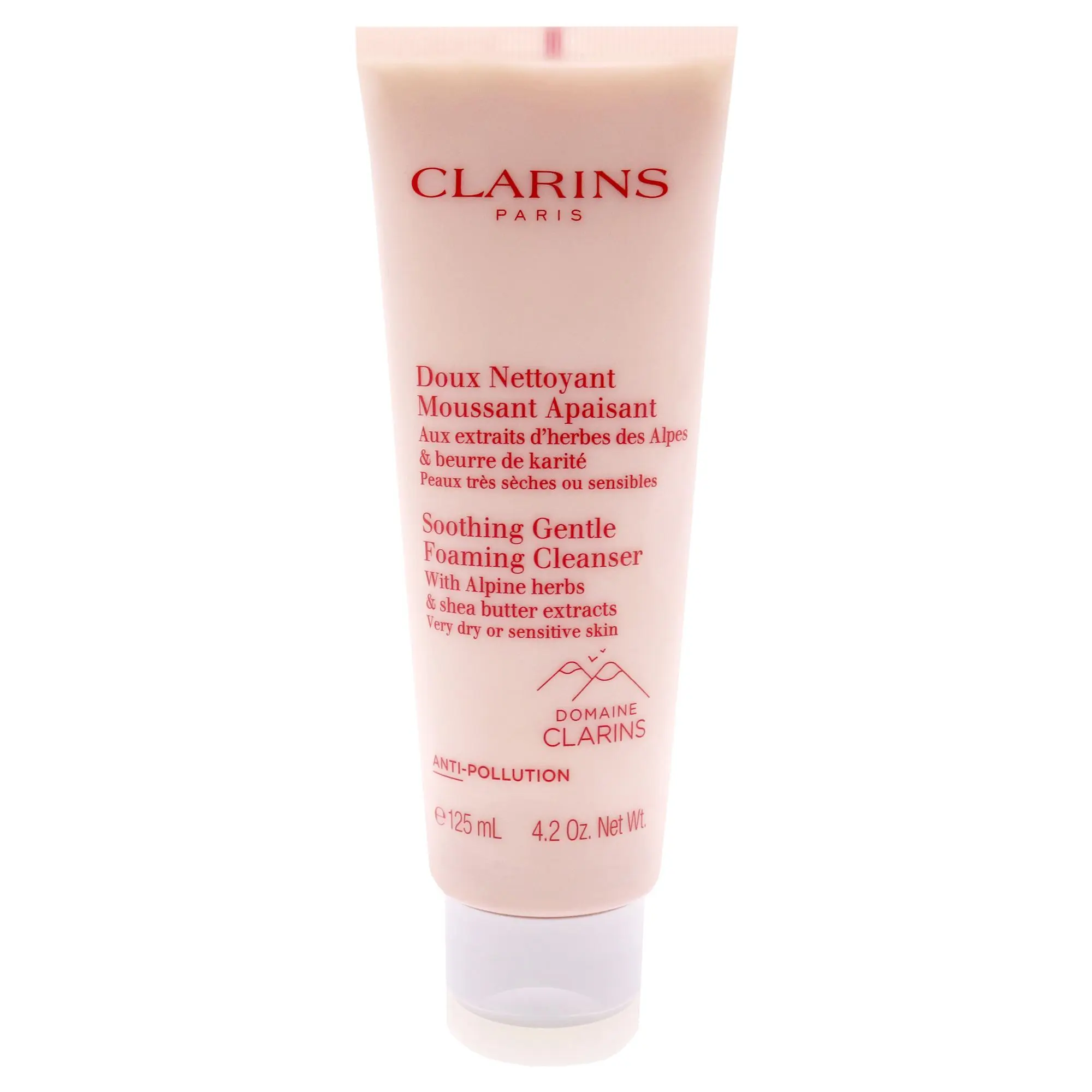 Clarins Soothing Gentle Foaming Cleanser - Unisex, 4.2 fl oz Beauty & Personal Care Cleanser