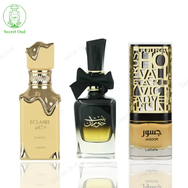 Eclaire Bonaffi + Bint Hooran + Jasoor -- 3 Piece Bundle