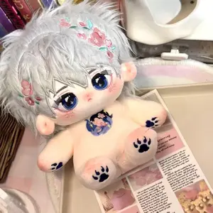 Stuffed 20cm Doll Love and Deepspace Caleb Xavier Rafayel Zayne Sylus Anime Figure Cosplay Dress Up Doll Kawaii Toy Birthday