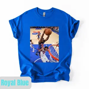 Mitchell Robinson Dunks On Joel Embiid Shirt, New York Basketball Tee, Gift for Fans