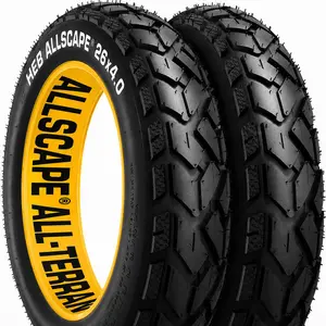 Happy Ebikes Allscape E-Bike Fat Tire Puncture-Resistant Heavy-Duty Motorcycle-Tech Reinforced Off-Road Traction 20x3 Inch Tire
