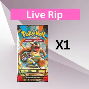 Mega Evolution Pokemon TCG x 1 - English Booster Packs NEW Factory Sealed TCG Cards (1)