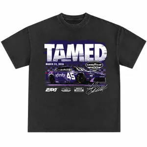 Tyler Reddick Tamed Goodyear 400 T-Shirt, Vintage NASCAR Racing Graphic Tee, Retro Darlington Raceway Motorsport Shirt for Men Women, Race Car Fan Streetwear Apparel - Menswear & Underwear - Men's Tops - T-shirts - Men's Short-sleeve T-shirts