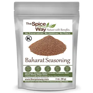 The Spice Way Baharat Spice Blend -  Non-GMO, Oil-Free, MSG-Free, Preservative-Free