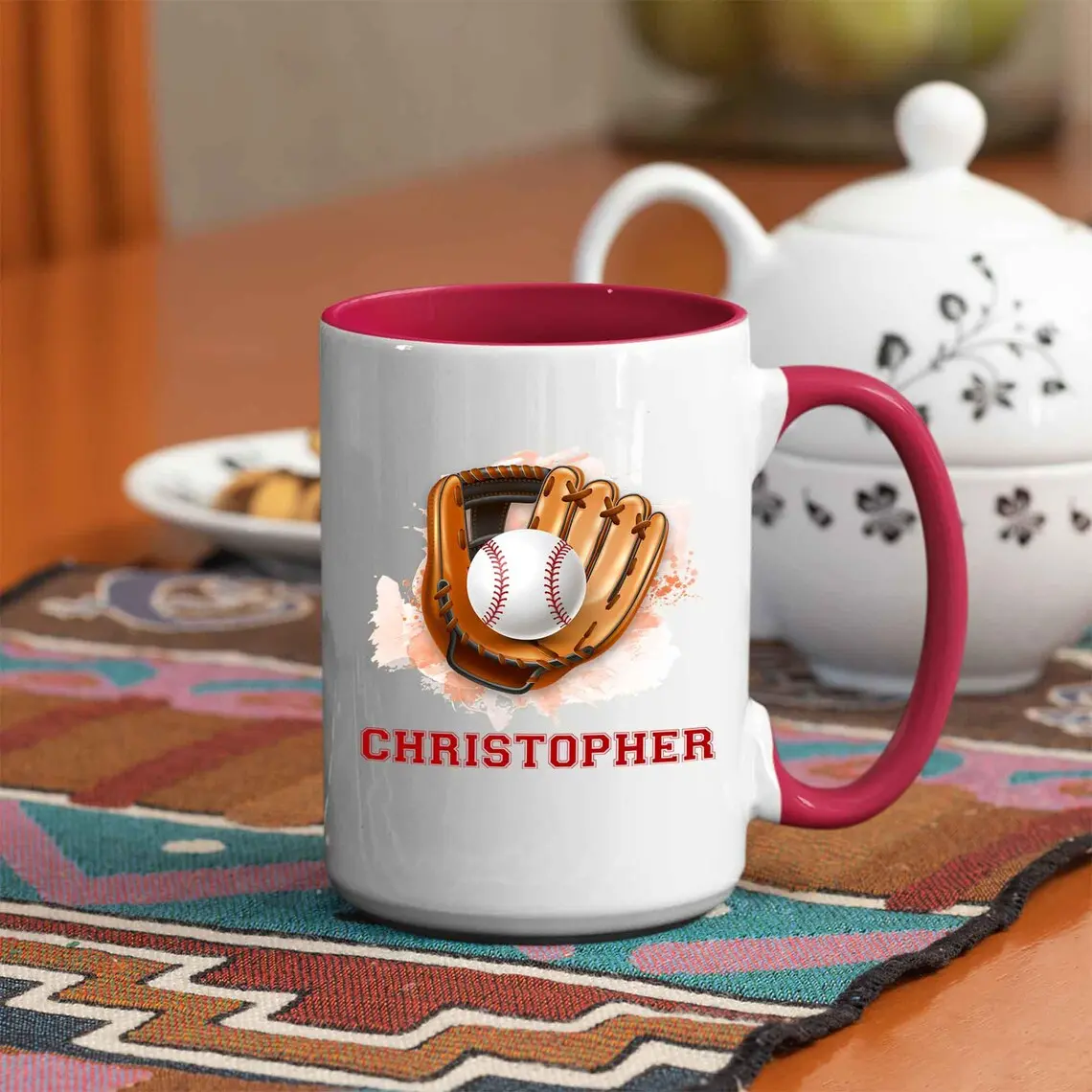 Personalized Baseball Mug, Baseball Mug, Mug for Baseball Lover, Baseball Player Mug, Baseball Team Gifts, Baseball Coach Gift Mugs