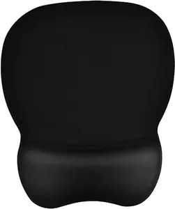 Mouse Pad with Wrist Support, Mousepad with Memory Foam Wrist Rest and Non Slip Base for Computer, Cafe, Home & Office