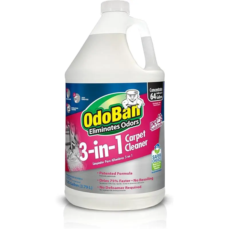 3-in-1 Carpet Cleaner, Traffic lane pretreatment, Extraction cleaner, and Spot remove 128 Fl Oz