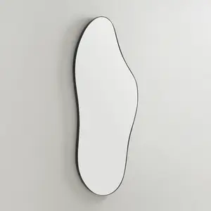 Z Gallerie Puddle Minimalist Wall Mirror - Freeform Shape, Reflective Surface for Minimalist Interiors Decor