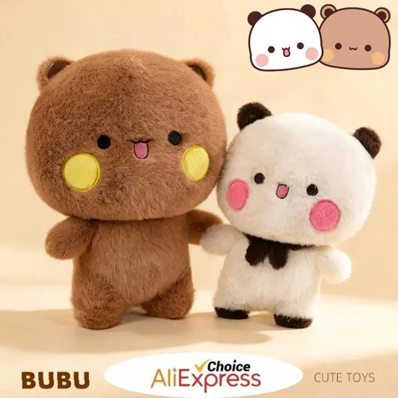 Fast Delivery 25-60cm Panda Bubu, Yier & Dudu Super Soft Fluffy Stuffed Animal Collectibles - Cartoon Animal Patterns Cute Stuffies, Cuddly Doll Gift, Specialty DIY Supplies (Toys & Hobbies)