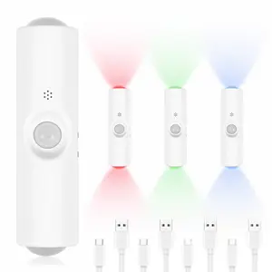 Rechargeable Smart LED Wall Light with Motion Sensor – RGB Gradient Ambient Lighting, Dimmable Wall Lamp, Stick Anywhere Magnetic Design, Long Battery Life & Auto-On Mode, Ideal for Bedroom, Stairs, Entryway & Holiday Decor