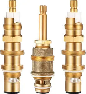 Ceramic Disc Cartridge Replacement for 910-030, Diverter Stem Replacement for 910-022, Shower Valve Faucet Cartridge Compatible with Price/Pfister, Hot Cold Diverter, Brass Construction