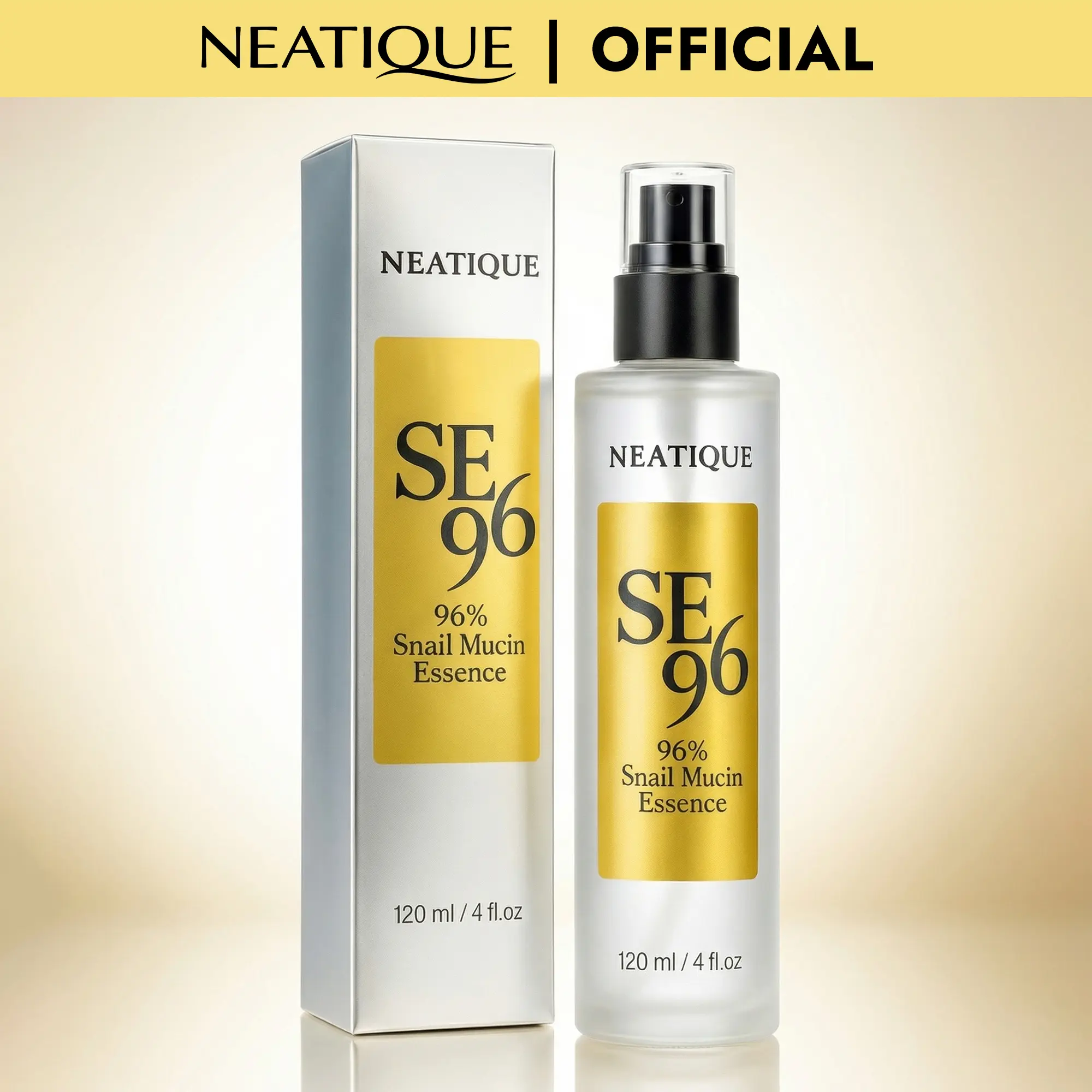 Neatique SE96 96% Snail Mucin Power Essence 4 fl.oz / 120ml