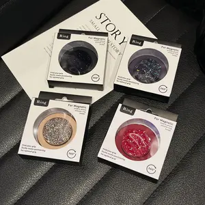 Brilliant Diamond Model Phone Holder Super Strong Magnetic Purple TPU Multi-Color Luxury Design Universal for Phones Tablets Airpods