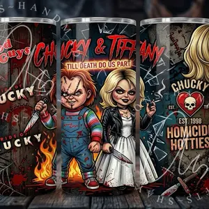 Chucky & Tiffany Tumbler