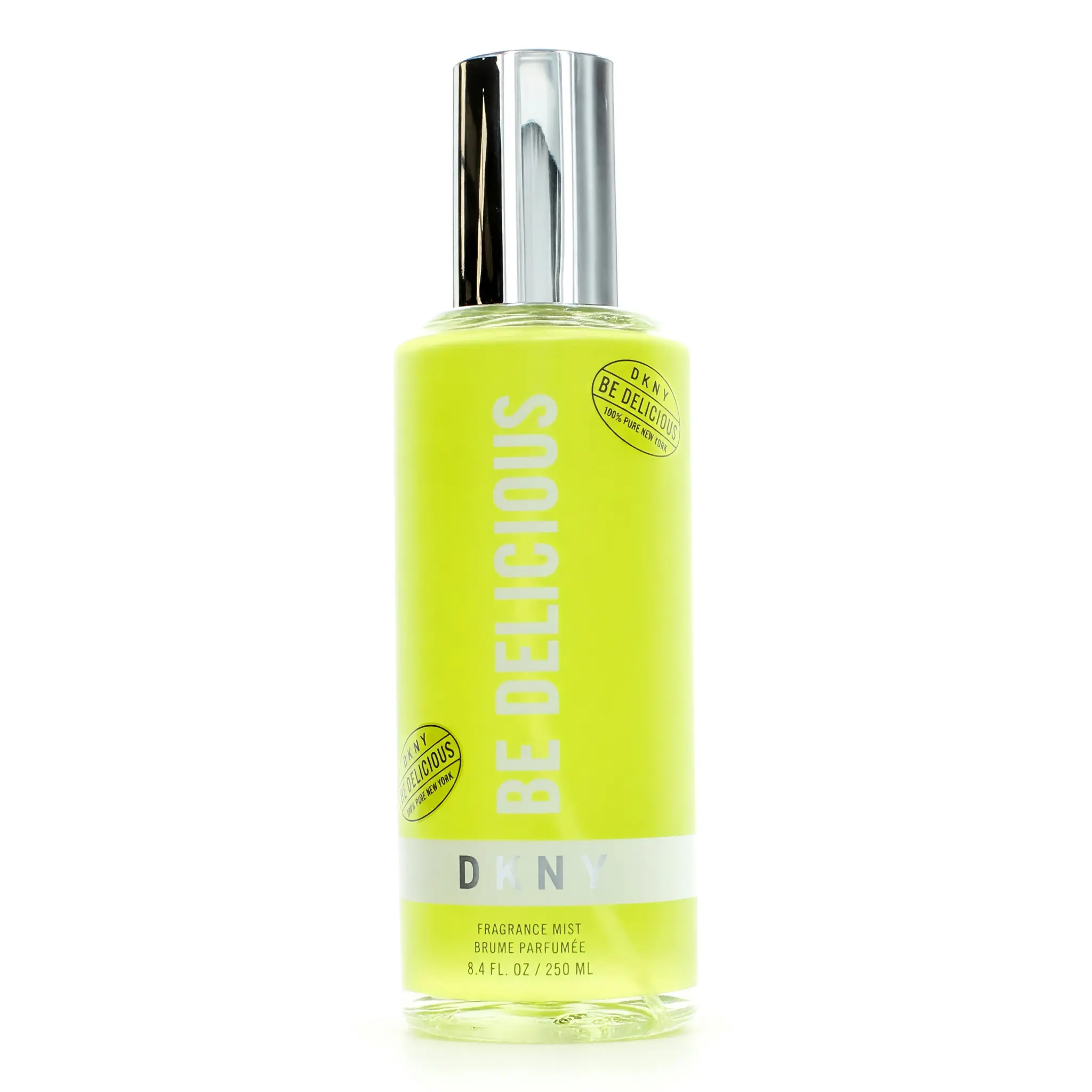 Women's Be Delicious Fruity Floral Fragrance Mist by DKNY Donna Karan - 8.4 oz, Sleek Metal and Glass Bottle