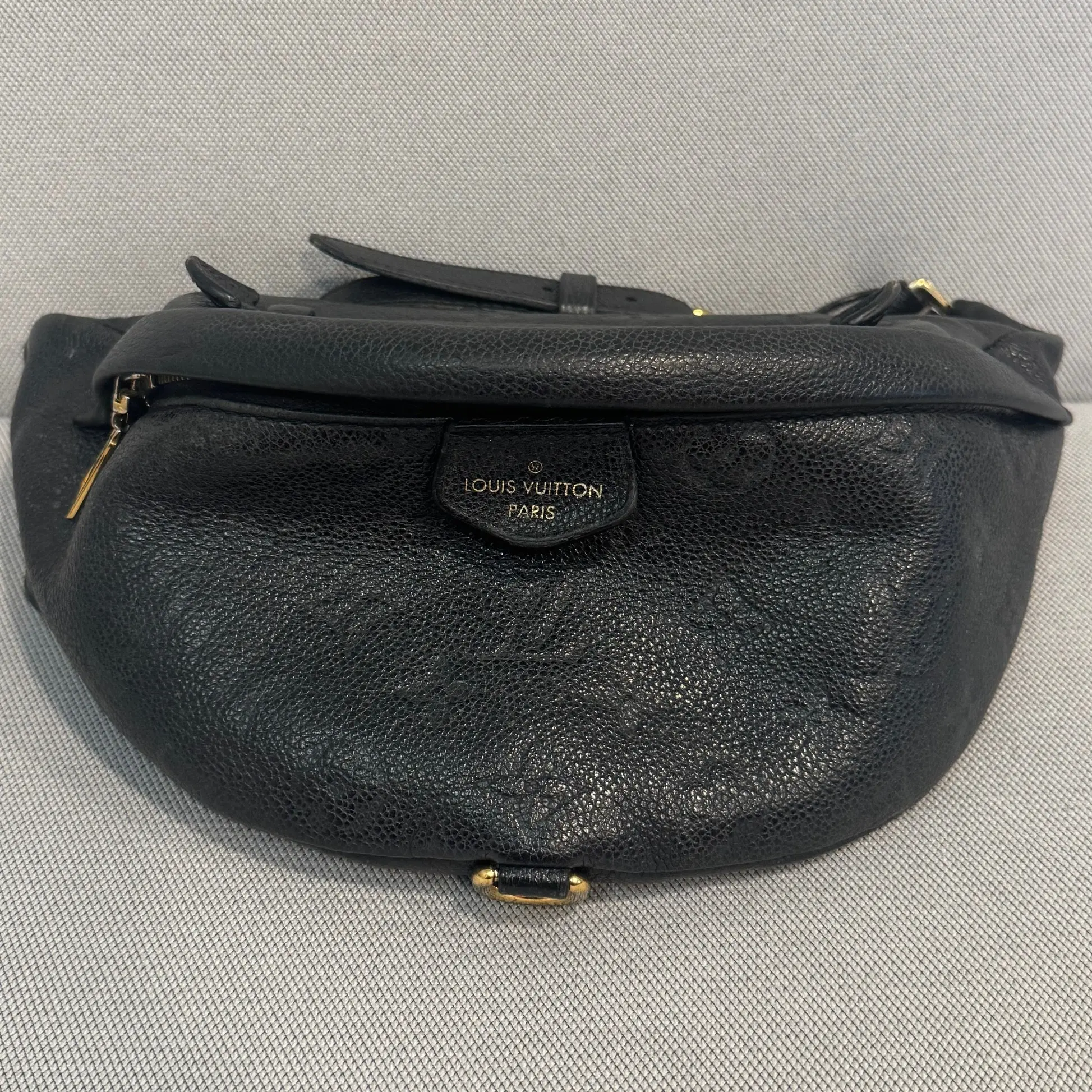 Pre-owned Louis Vuitton Leather Belt Bags Empreinte Bumbag