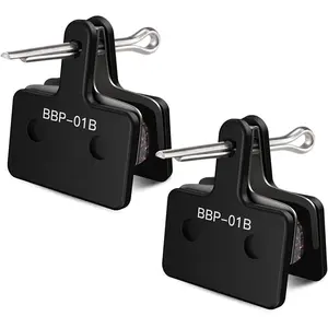 Bike Brake Pads, High-Performance Brake Pads, Disc Brake Pads & Spring (Semi-Metallic&Resin) for Mountain Bike Disc Brakes,Bike Pads Compatible with TRP Tektro Shimano Deore Br