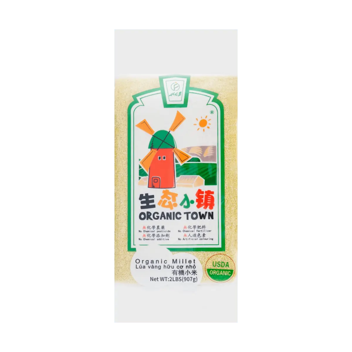 XINGLONGKEN Organic Millet 907g USDA Certified Eco Town Superfood