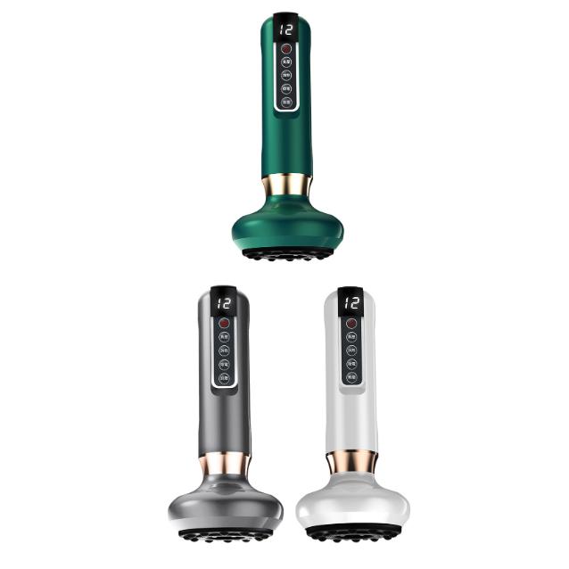 Electric Cupping Massager, Heating Vacuum Suction, Beauty Health Scraping Belly, Thighs, Arms Body Massage Tool