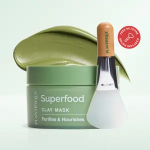 [PLANTIFIQUE Official Shop] Clay Mask for Acne & Pores – Korean Detox Mud Mask for Blackheads & Oily Skin Acne Safe Masks Brightening Clay Mask